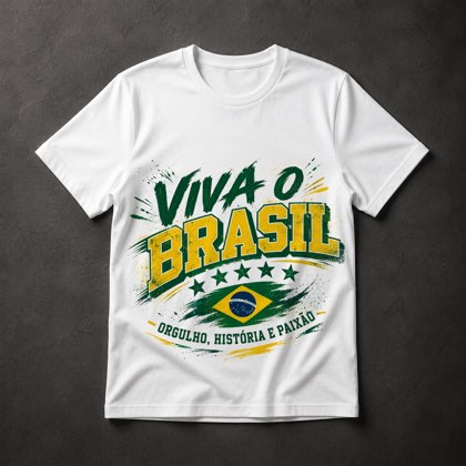 Camiseta Viva o Brasil