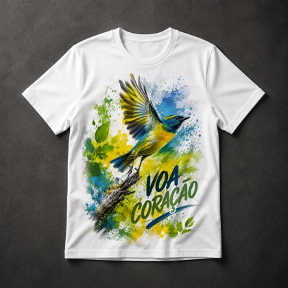 Camiseta Voa Coração