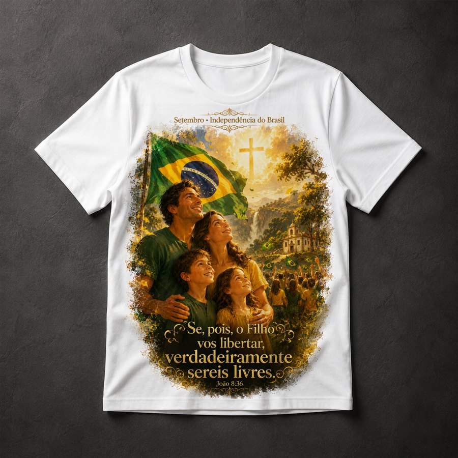 Camiseta Patriota Cristão