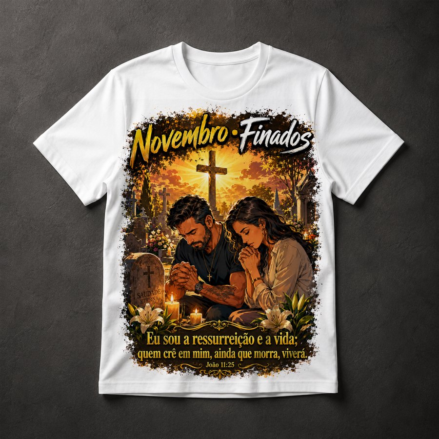 Camiseta Finados Cristão