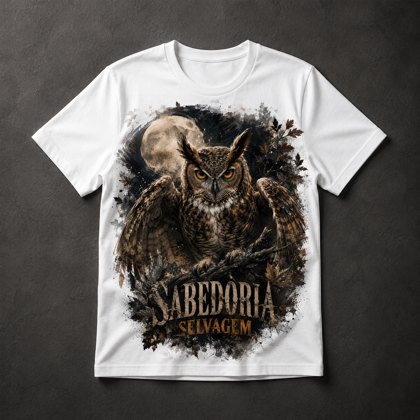 Camiseta Coruja Selvagem