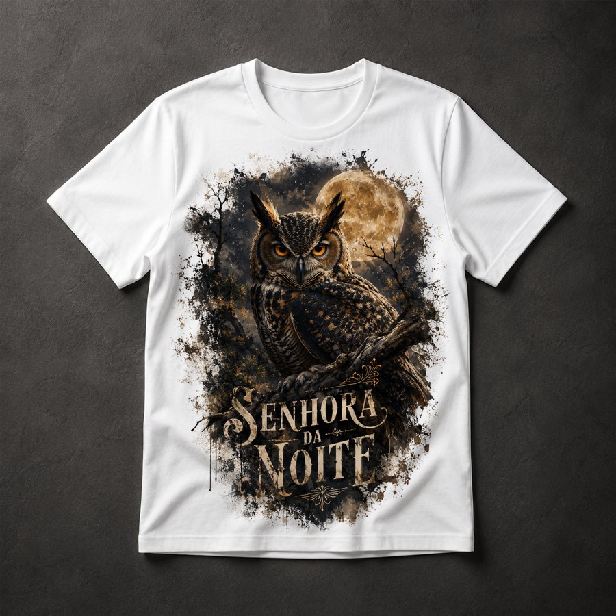 Camiseta Coruja Noturna