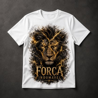 Camiseta Leão Força