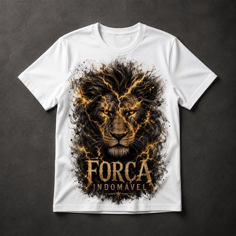 Camiseta Leão Força