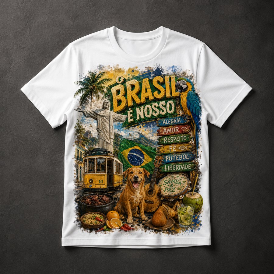 Camiseta Brasil Patriota