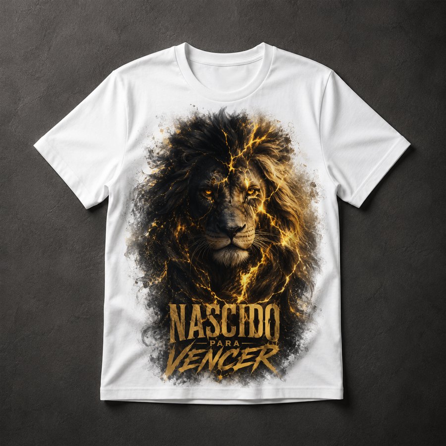 Camiseta Leão Motivacional