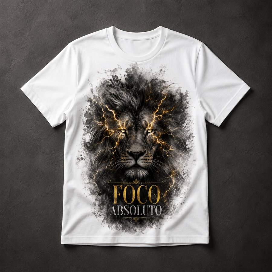 Camiseta Leão Motivacional