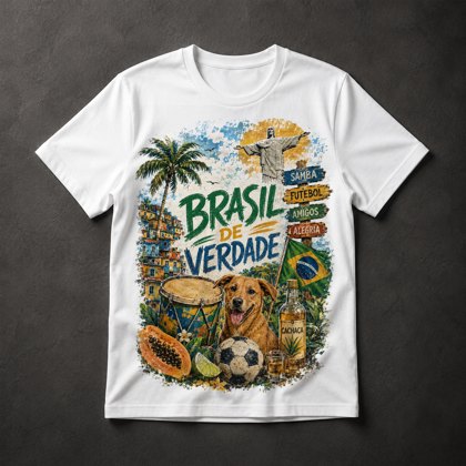 Camiseta Brasil Patriótico