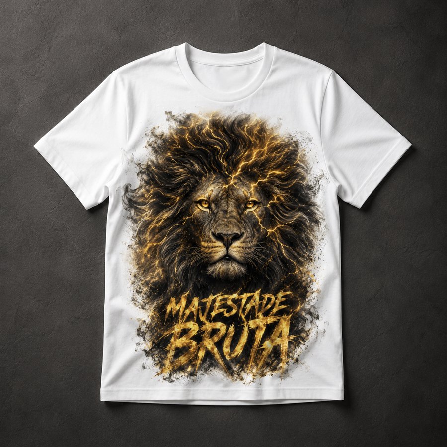 Camiseta Leão Majestade