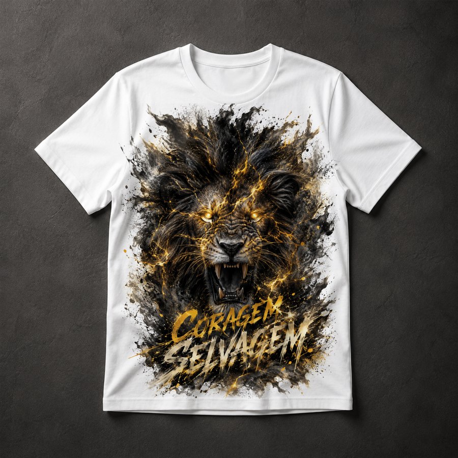 Camiseta Leão Selvagem