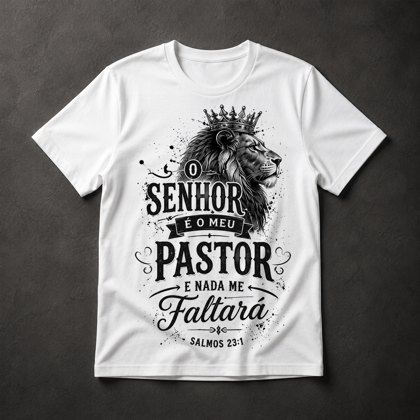 Camiseta Leão Gospel