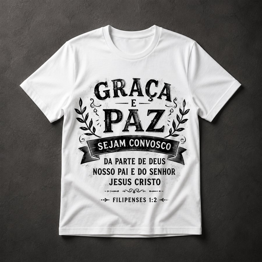 Camiseta Graça e Paz