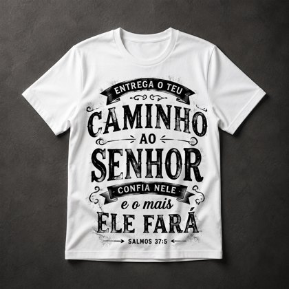 Camiseta Versículo Bíblico