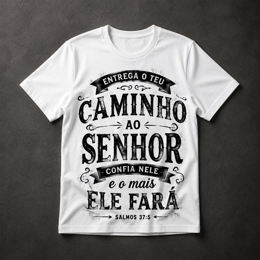 Camiseta Versículo Bíblico