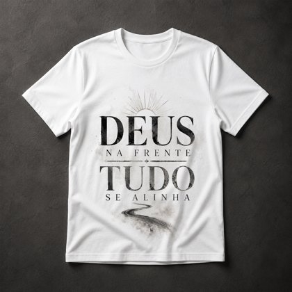 Camiseta Frase Gospel