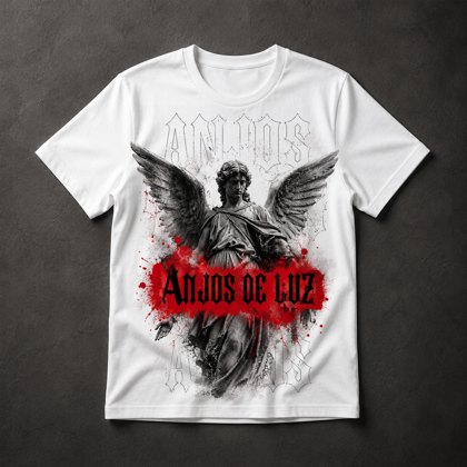 Camiseta Anjo Gótico