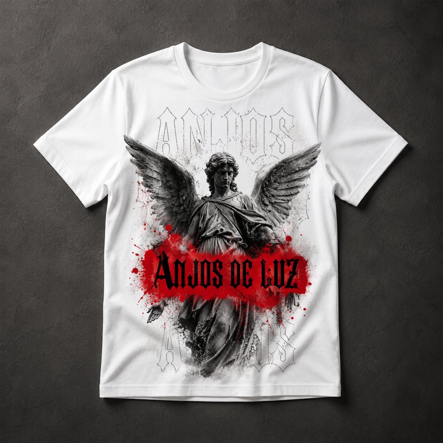 Camiseta Anjo Gótico