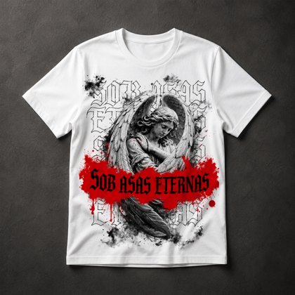 Camiseta Anjo Gótico
