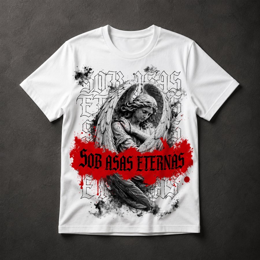 Camiseta Anjo Gótico