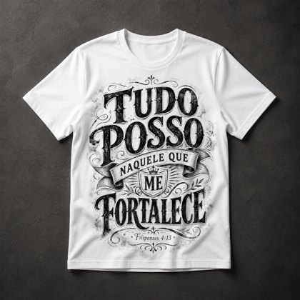 Camiseta Gospel Bíblico
