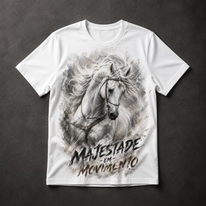Camiseta Cavalo Branco