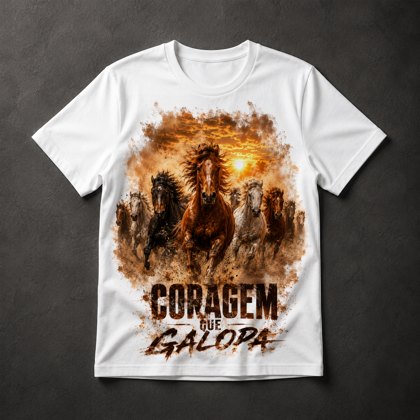 Camiseta Cavalos Country