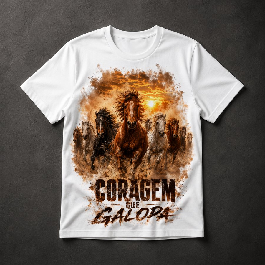 Camiseta Cavalos Country