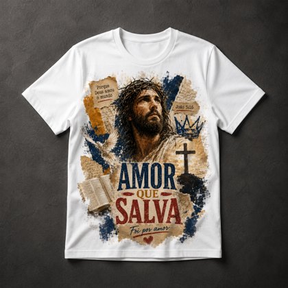 Camiseta Jesus Cristão