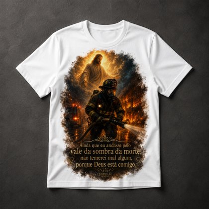 Camiseta Bombeiro Cristão