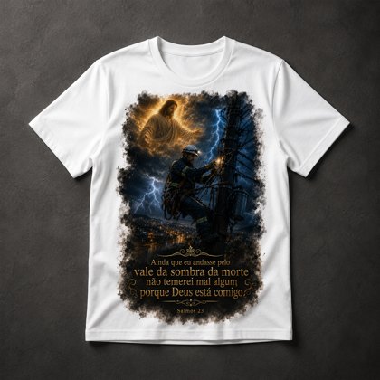 Camiseta Eletricista Cristão