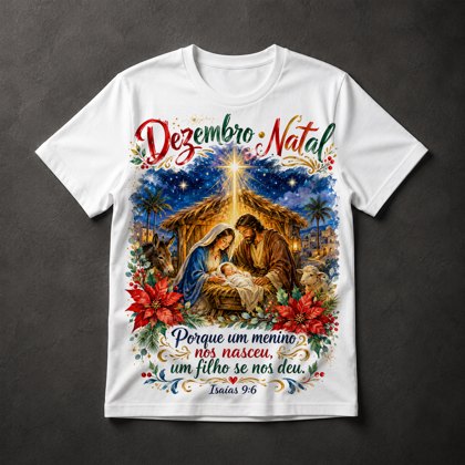 Camiseta Natal Presépio