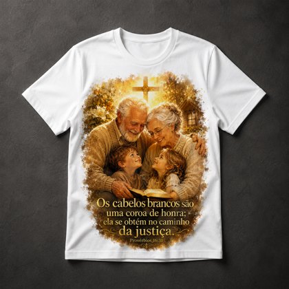 Camiseta Família Cristã Avós