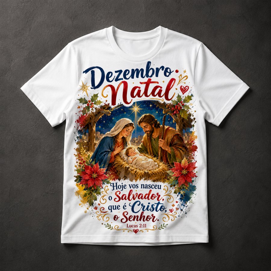 Camiseta Natal Presépio