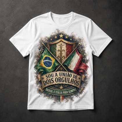 Camiseta Brasil Itália