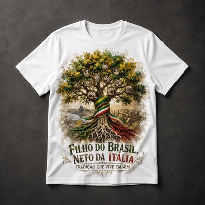 Camiseta Italodescendente Brasil