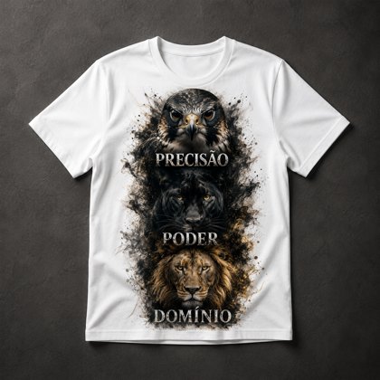 Camiseta Leão Pantera Águia