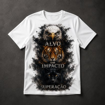 Camiseta Animais Motivacional