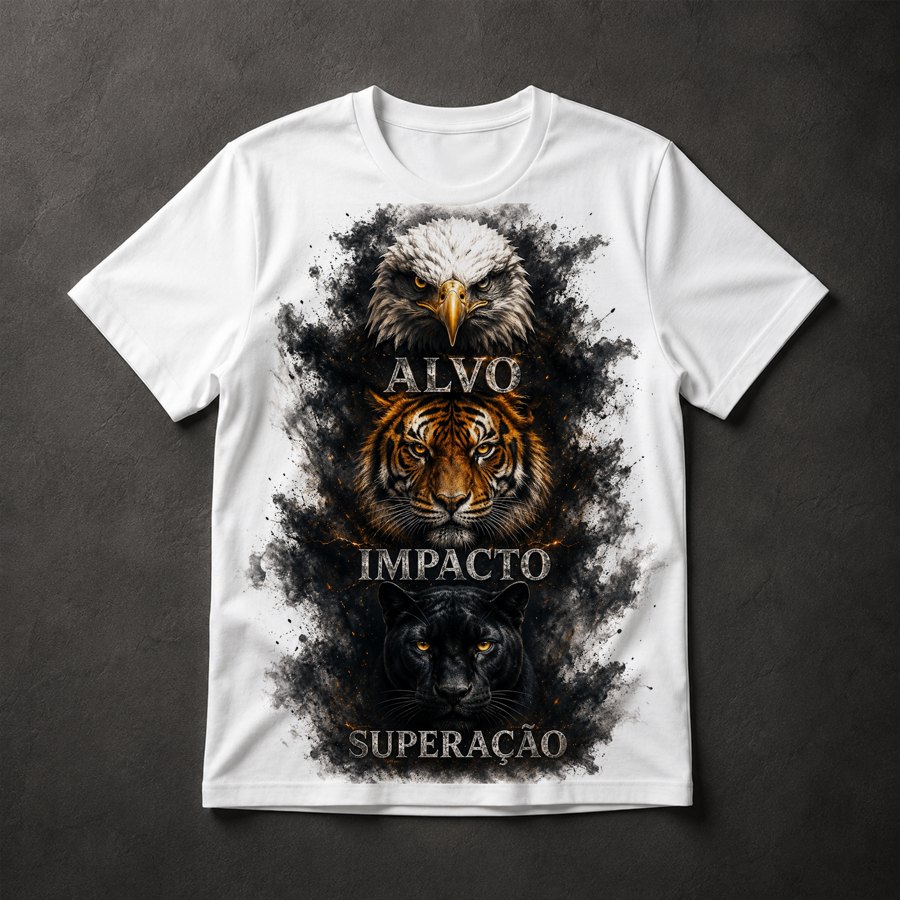 Camiseta Animais Motivacional
