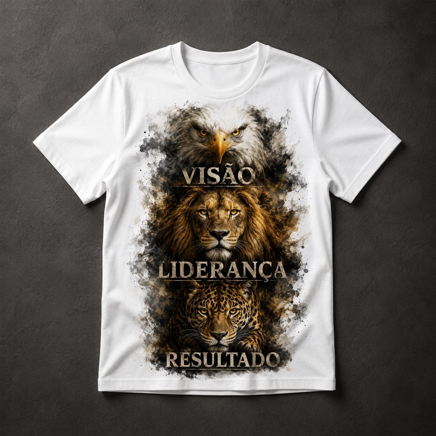 Camiseta Leão Águia Onça