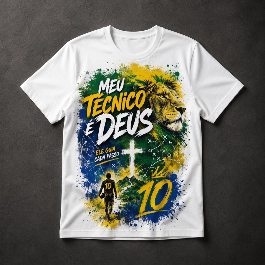 Camiseta Fé Futebol