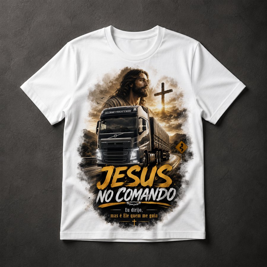 Camiseta Jesus Caminhoneiro