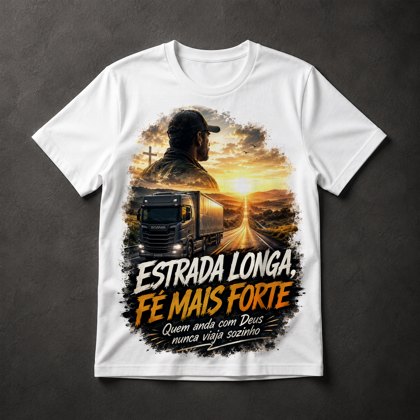 Camiseta Caminhoneiro Fé