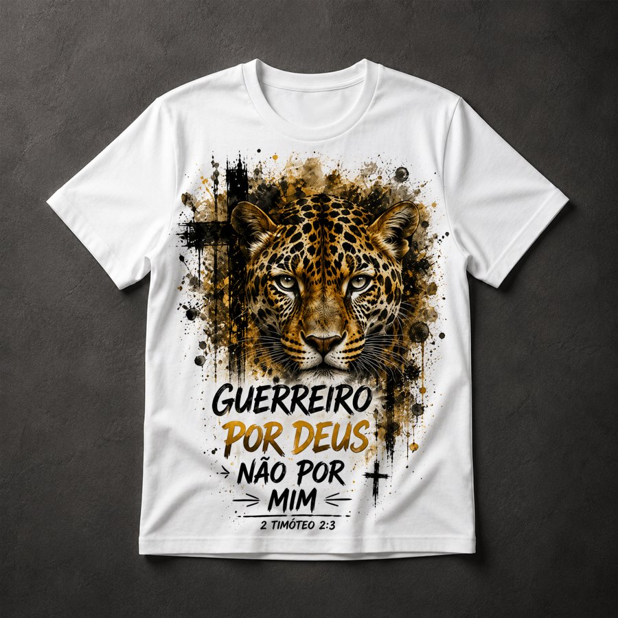 Camiseta Guerreiro Cristão Onça