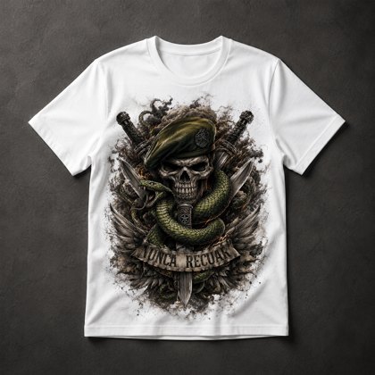 Camiseta Caveira Militar