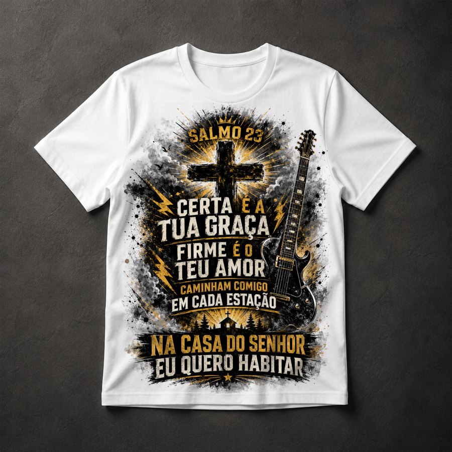 Camiseta Gospel Rock