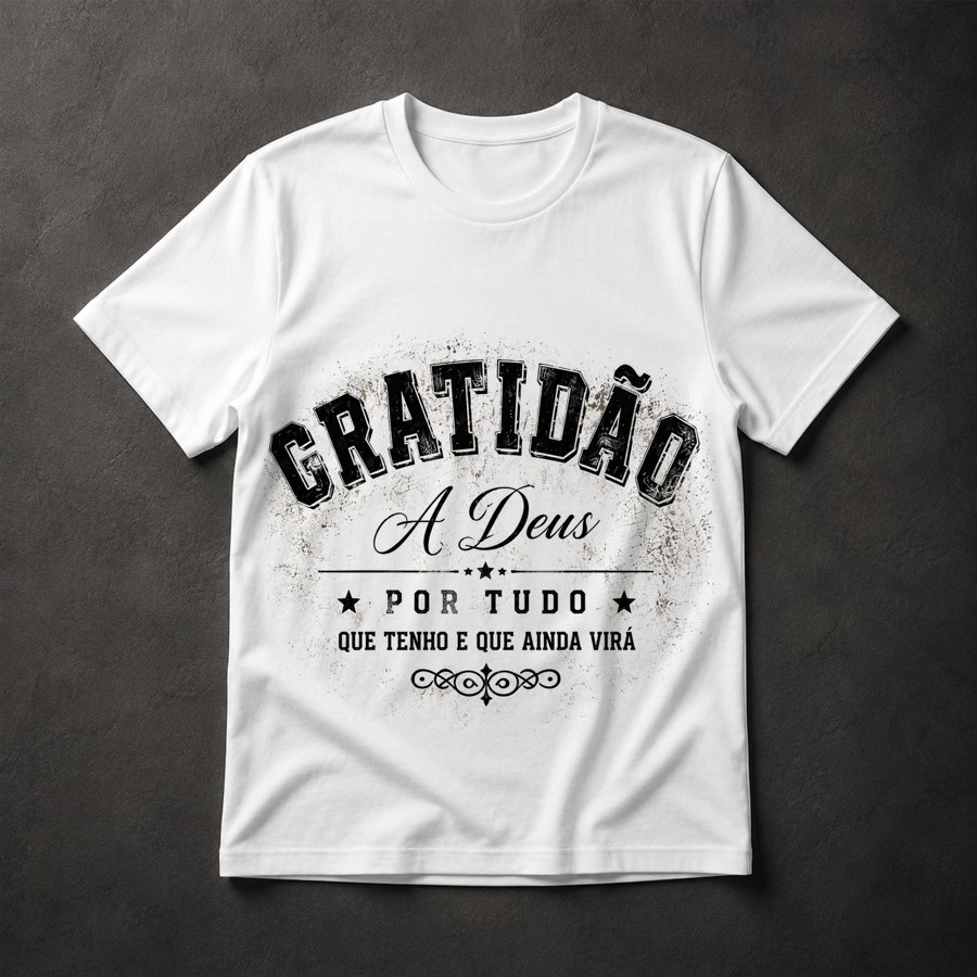 Camiseta Gratidão Gospel