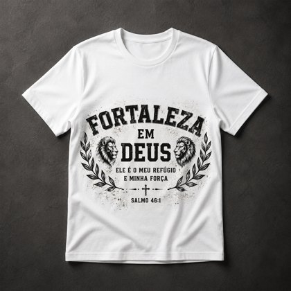 Camiseta Fortaleza em Deus