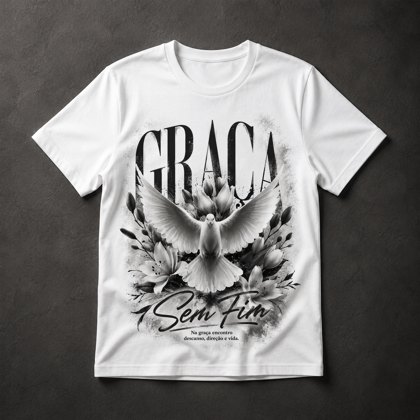 Camiseta Graça Gospel