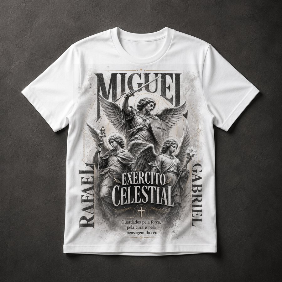 Camiseta Arcanjos Celestiais