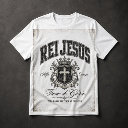 Camiseta Rei Jesus Gospel